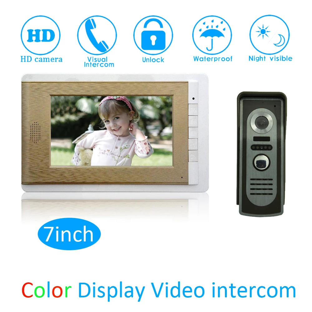 1 Set Smart Home Door Intercom - Smart Doorbell Wired ulasan dan harga