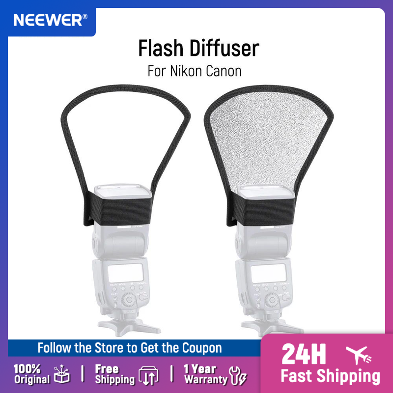 Neewer Flash Diffuser Silver/W - Tasmota Flash Tool ulasan dan harga
