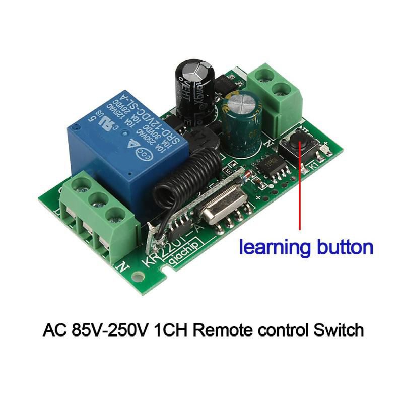 Universal 433 MHz AC 220V 1 Ch - 433Mhz Receiver Module ulasan dan harga