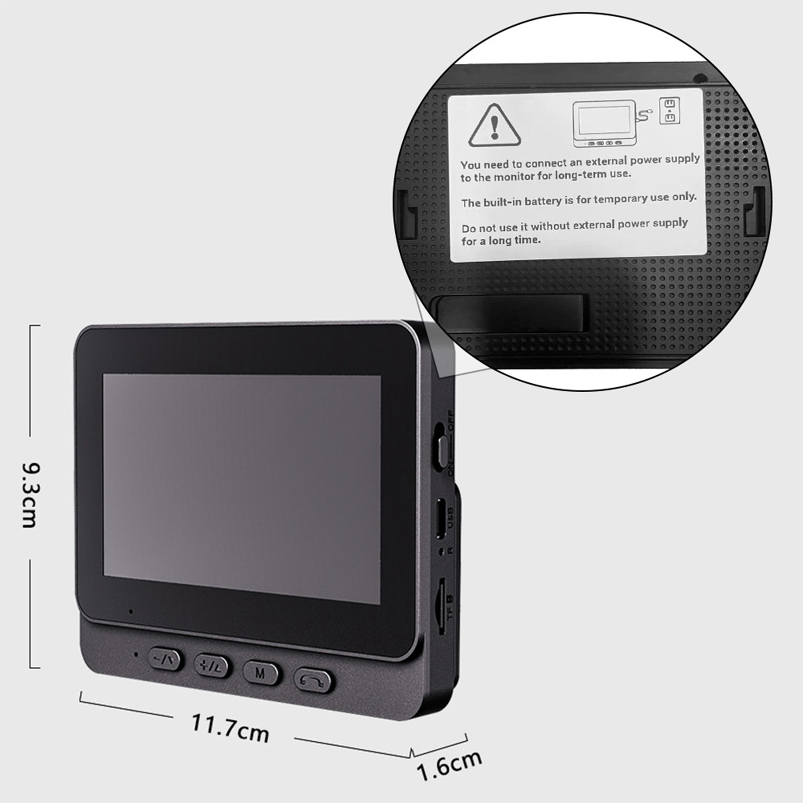4.3 Inch IPS Screen 2.4G Wirel - Smart Doorbell Wired ulasan dan harga