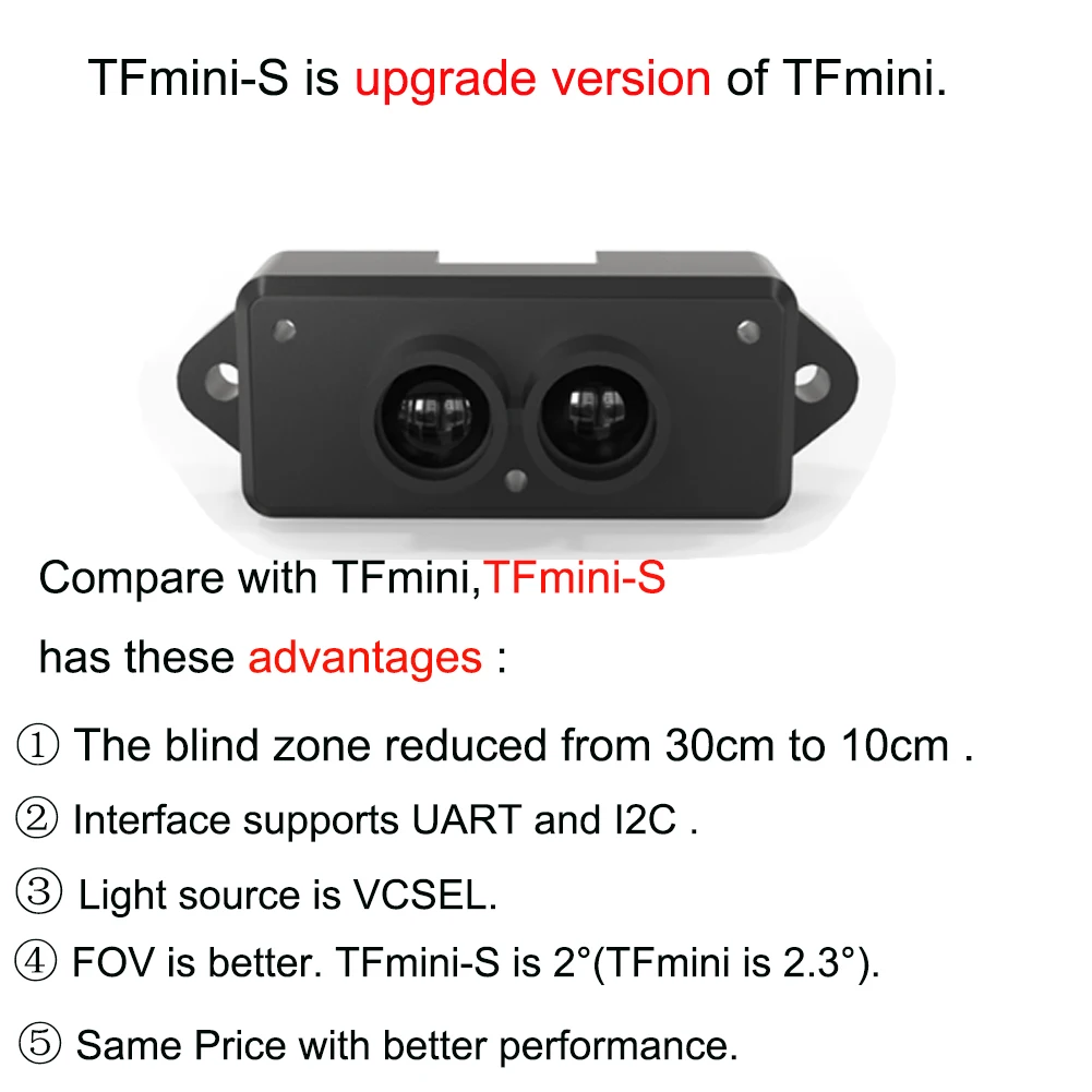 Benewake TFmini-S/TFmini Plus  - Home Automation Arduino ulasan dan harga
