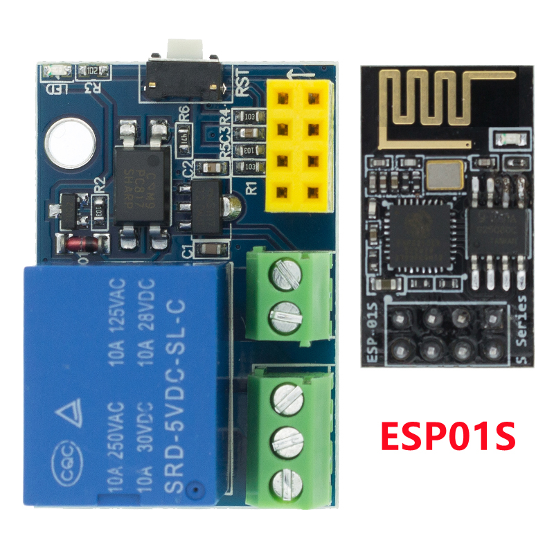 ESP8266 ESP-01 ESP-01S 5V WiFi - Home Automation With Arduino ulasan dan harga