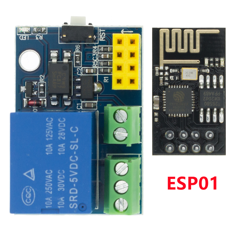 ESP8266 ESP-01 ESP-01S 5V WiFi - Home Automation With Arduino ulasan dan harga