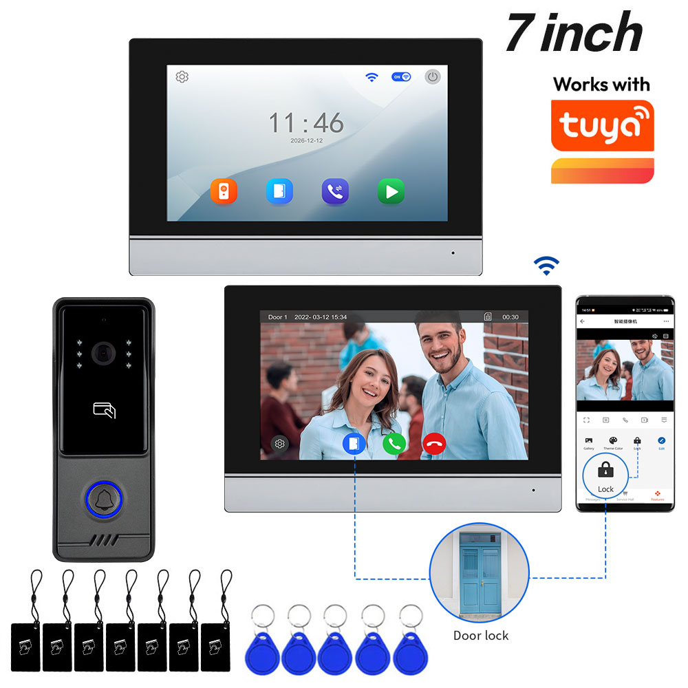 Tuya App Smart Wifi 4 Wire Vid - Smart Doorbell Wired ulasan dan harga