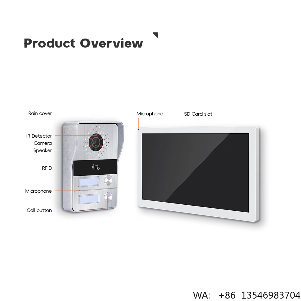 WIFI Smart Door Bell Ring Door - Smart Doorbell Wired ulasan dan harga