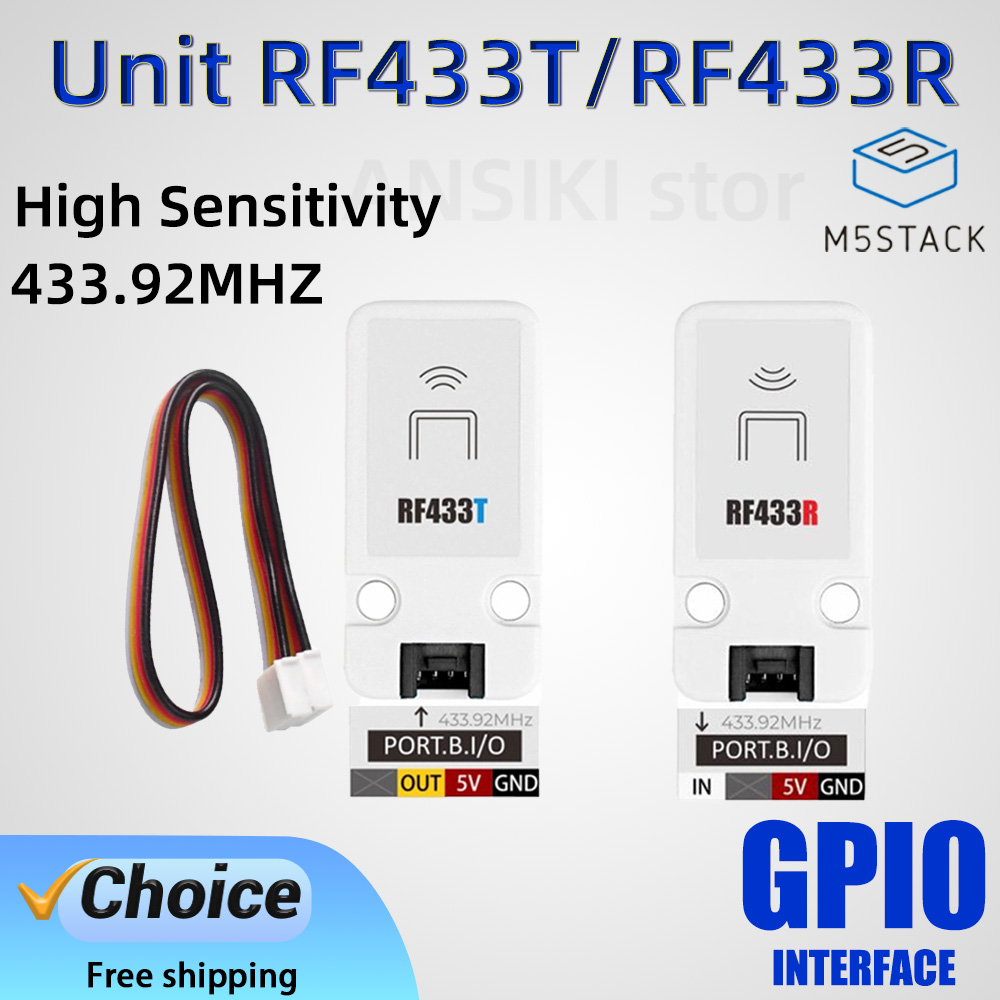 M5Stack Unit RF433T/RF433R IoT - Diy Home Automation System ulasan dan harga